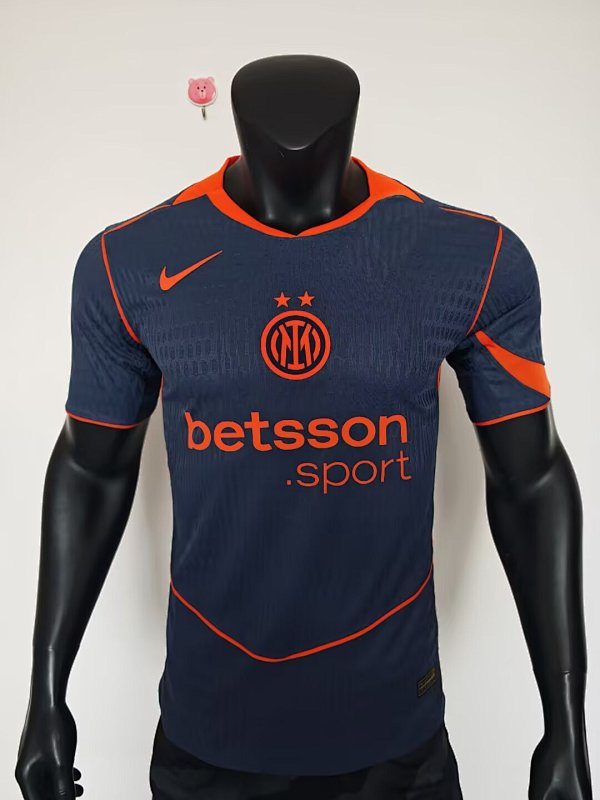 Player Version Inter Third Away Soccer Jersey 25 26-xuejin