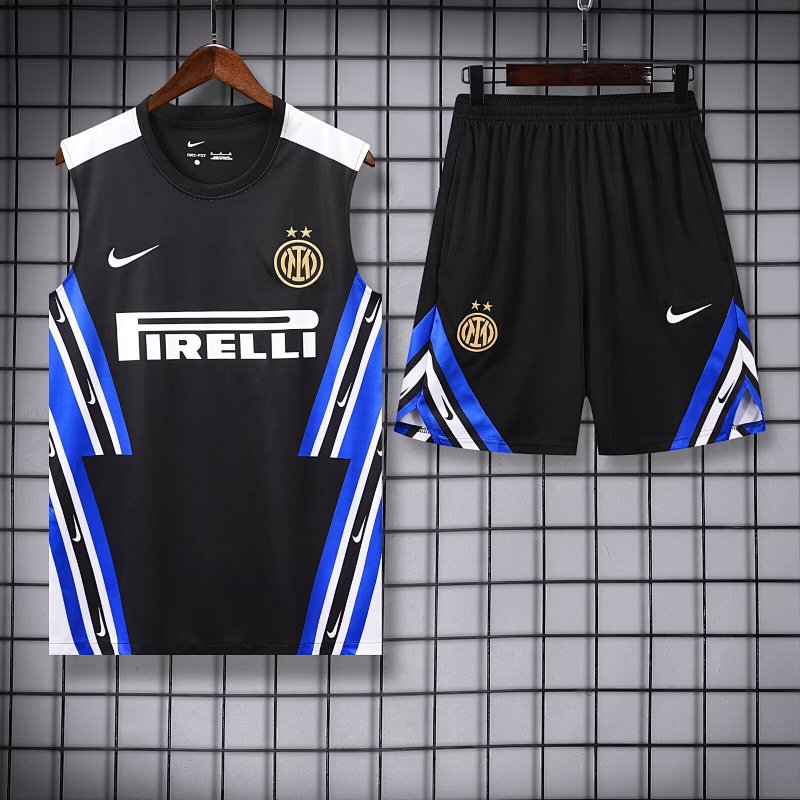 Inter Training Soccer Vest Suit 2025 2026-418