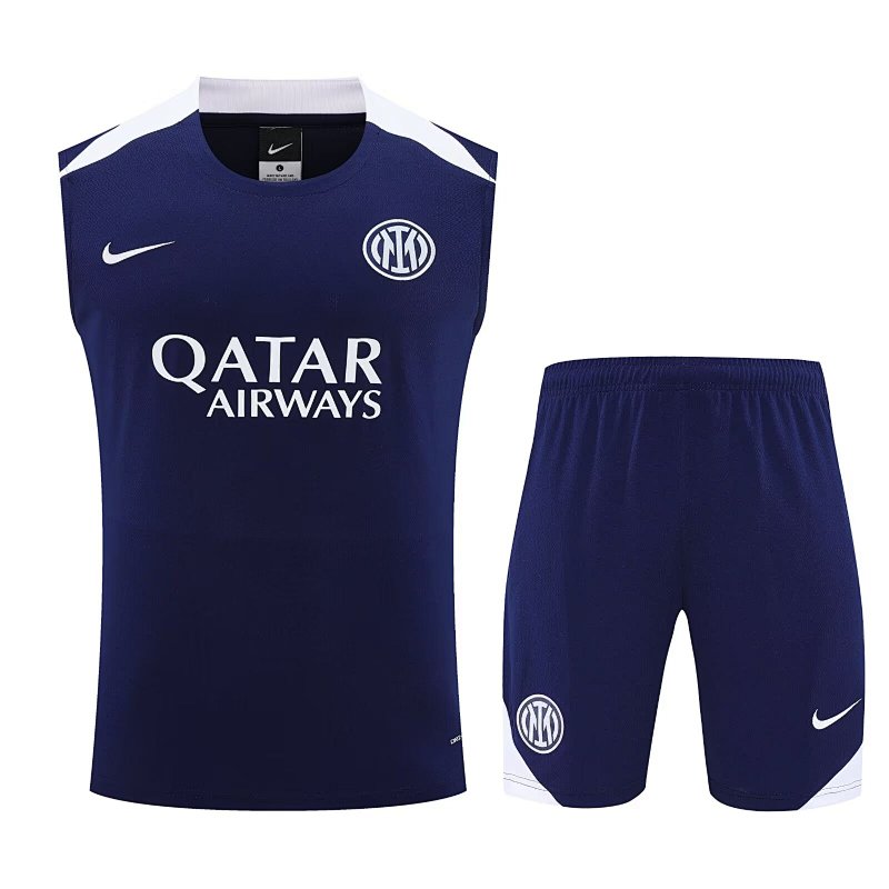 Inter Training Soccer Vest Suit 2025 2026-haoyun