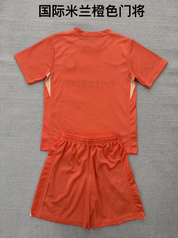 Adults And Kids Inter Goalkeeper Soccer Uniform 2025 2026