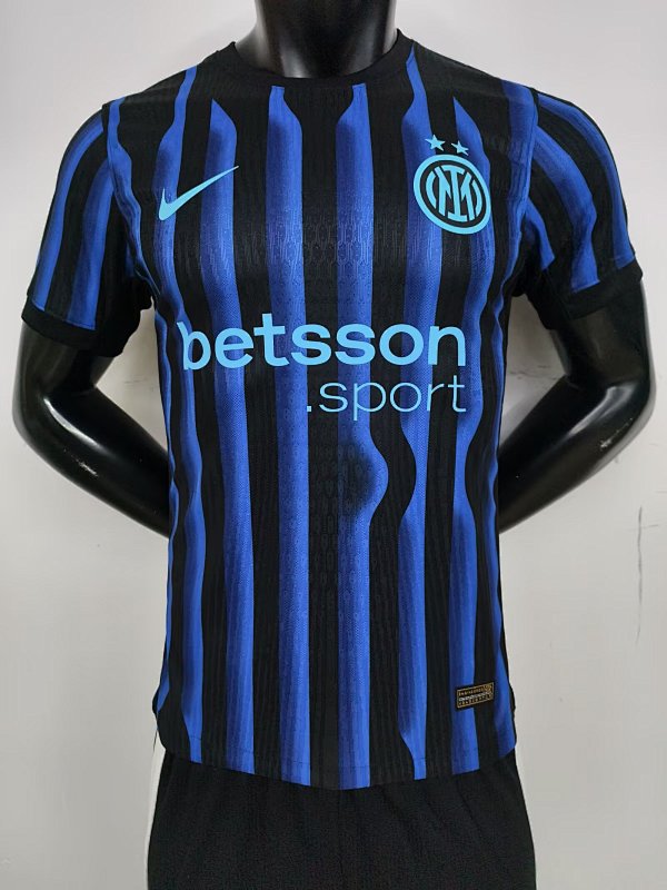Player Version Inter Home Soccer Jersey 2025 2026