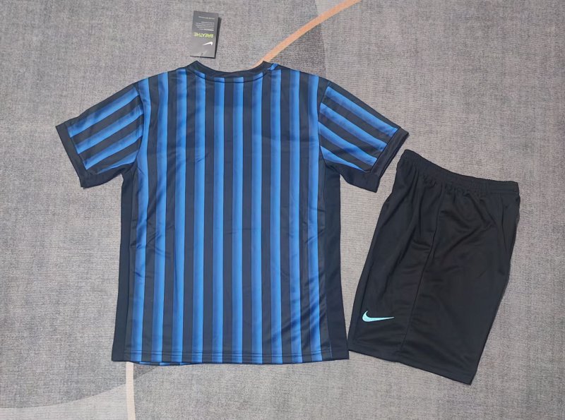 Kids Inter Home Soccer Uniform 2025 2026-haoyifa