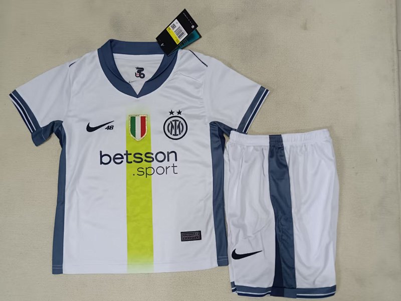 Kids Inter Special Soccer Uniform 2025 2026-xiaohongmao