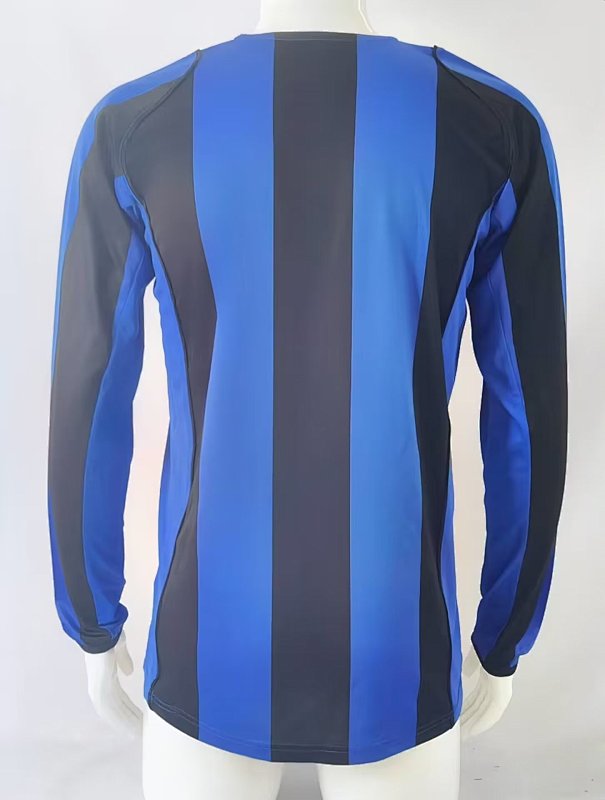 Retro Inter Home Long Sleeve Soccer Jersey 2004 2005-aoguansi