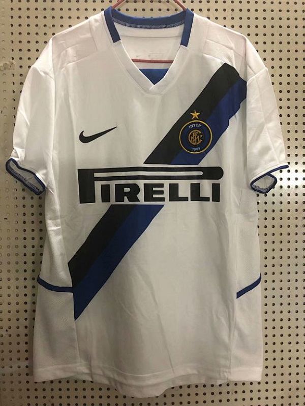 2002-2003 Inter Away Retro Soccer Jersey Shirt S-XXL
