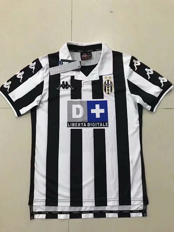 1999-2000 Juv Home Retro Soccer Jersey Shirt S-XXL