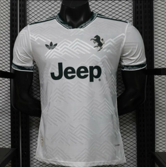 Player Version 26-27 Juventus White with Dark Green Special Edition Jersey