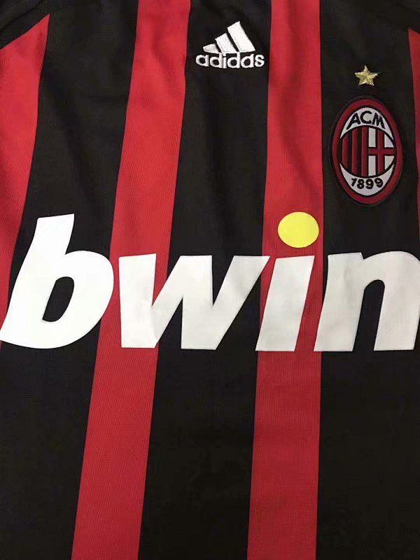 2006 AC Home Long Sleeve Retro Jersey5