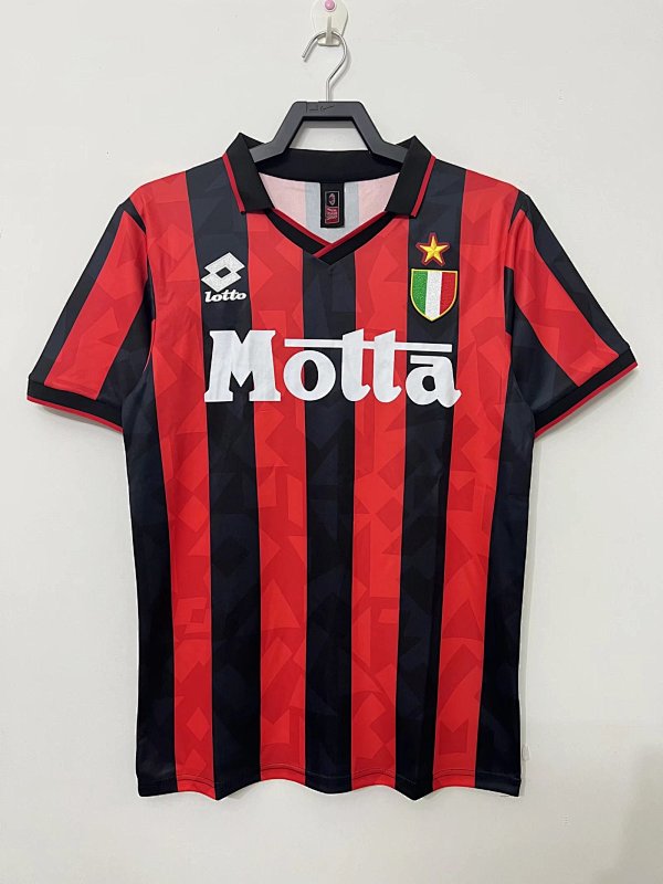 AC Home Retro Soccer Jersey 1993 1994