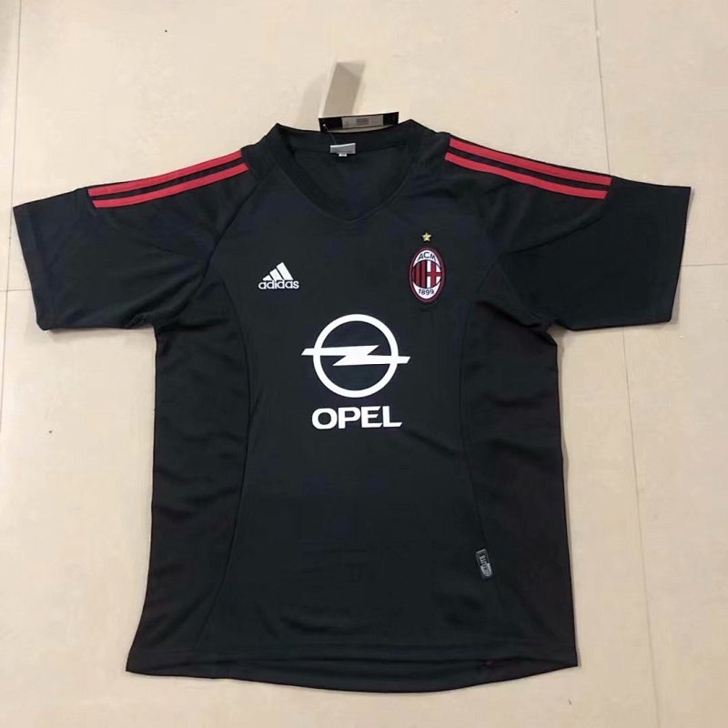 AC Away Retro Soccer Jersey 2002 2003