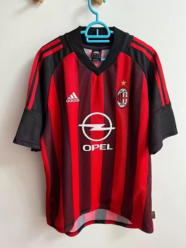 AC Home Retro Soccer Jersey 2002 2003-811