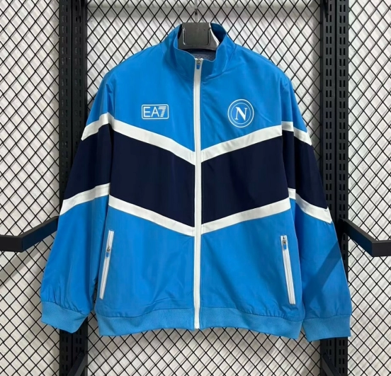 26 Napoli Blue Full Zipper Windbreaker