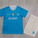 Kids Napoli Home Soccer Uniform 25 26