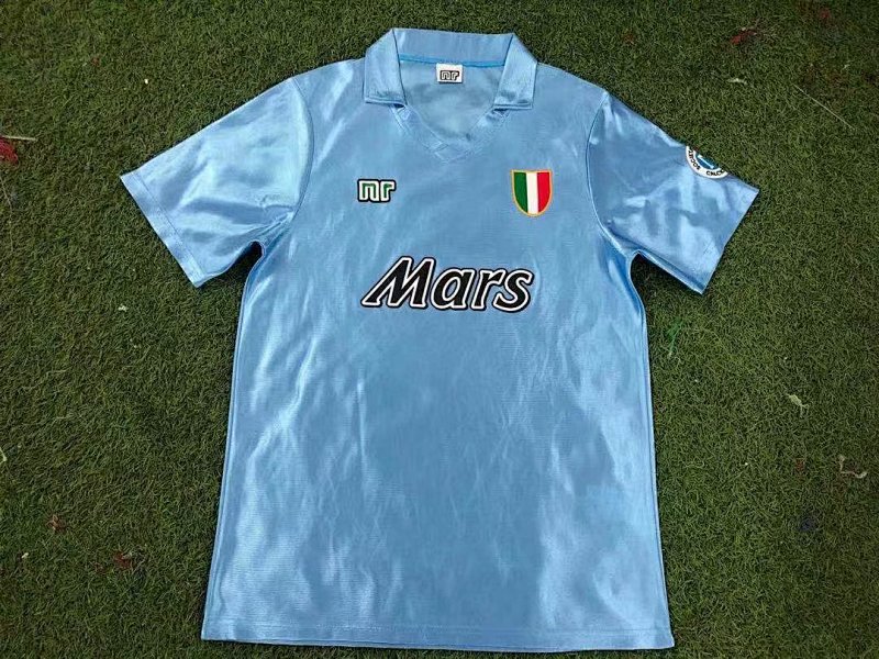 Napoli Retro Home Soccer Jersey 1990 91