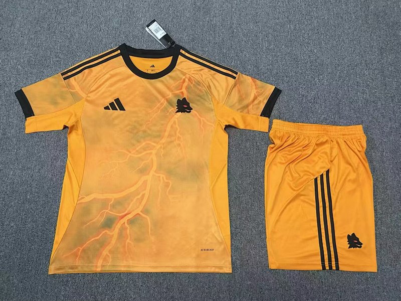 Roma Away Soccer Uniform 25 26