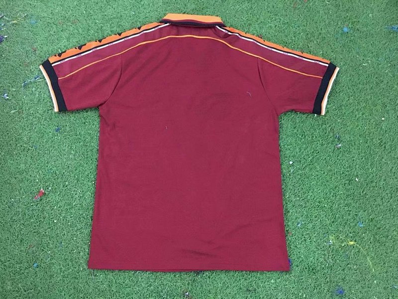 Roma Home Retro Soccer Jersey 1998 99