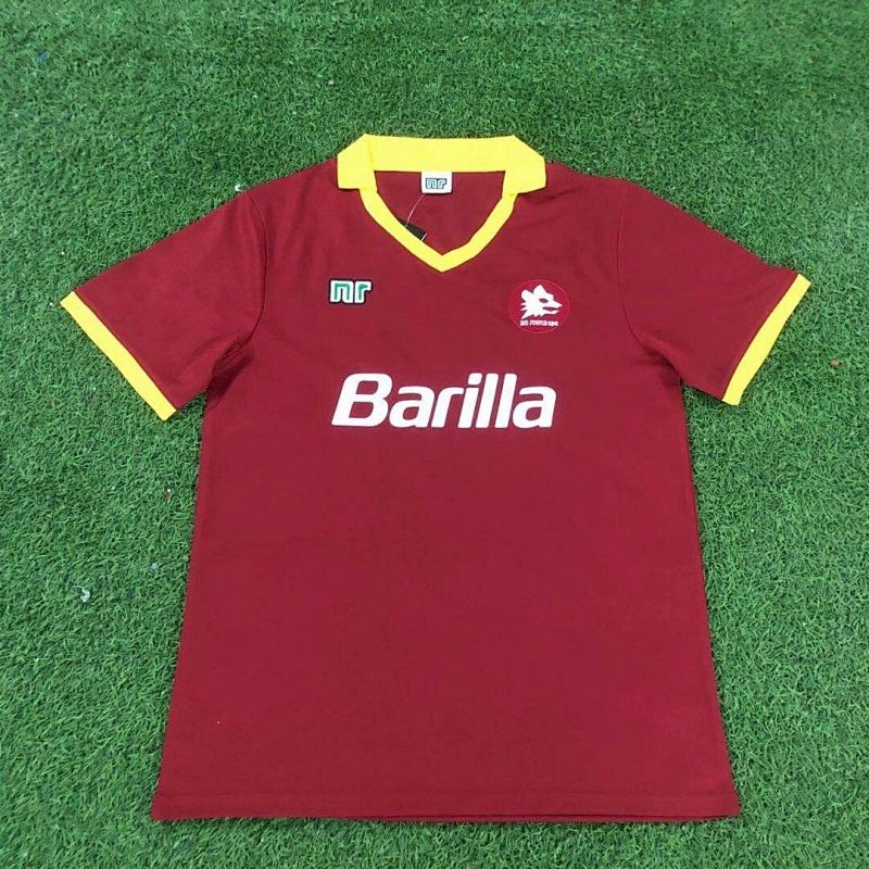 Roma Retro Home Soccer Jersey 1989-90
