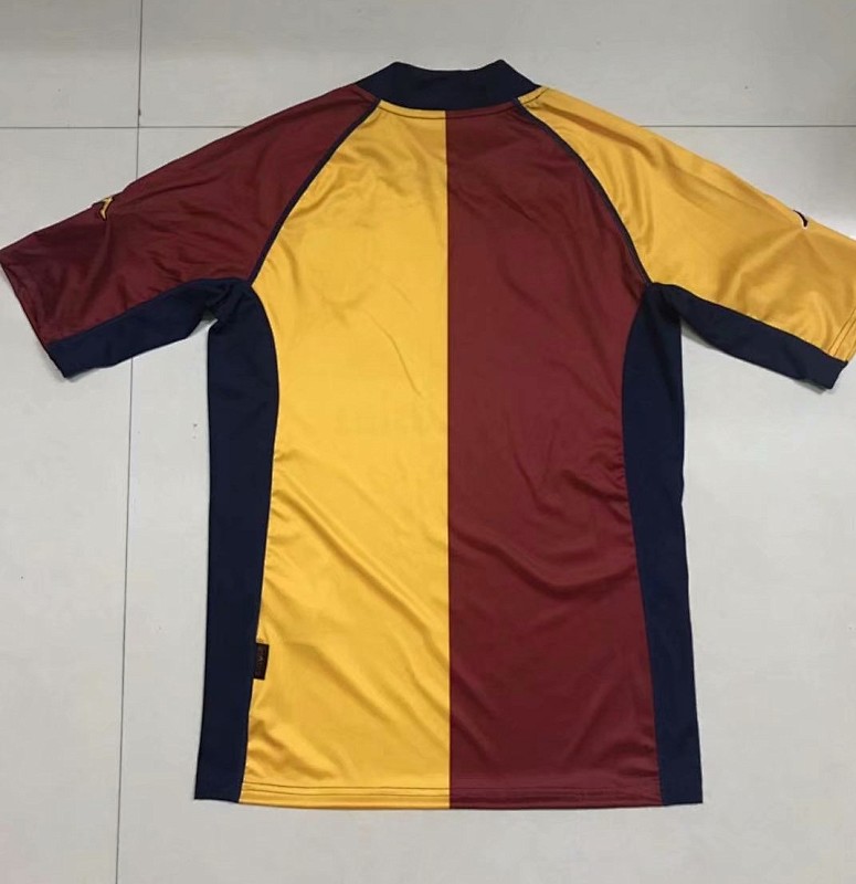 2001-2002 Roma Champions League Home Retro Soccer Jersey Shirt S-XXL