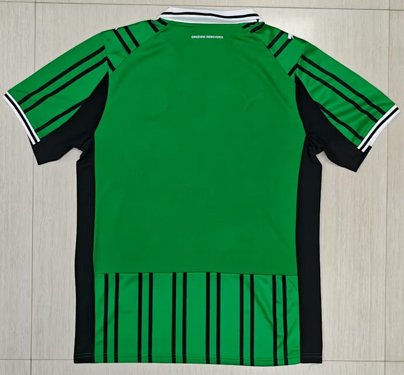 Sassuolo Home Soccer Jersery 25 26-qixi