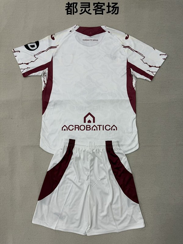 Adults And Youth Torino Away Soccer Uniform 25 26