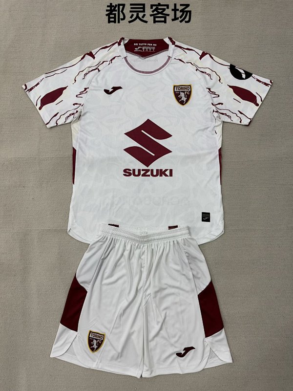 Adults And Youth Torino Away Soccer Uniform 25 26