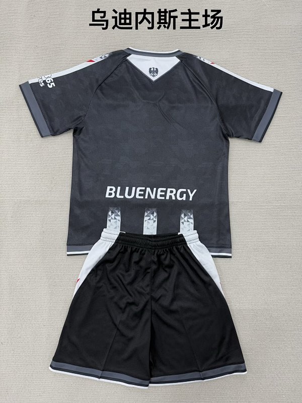 Adults And Youth Udinese Home Soccer Uniform 25 26