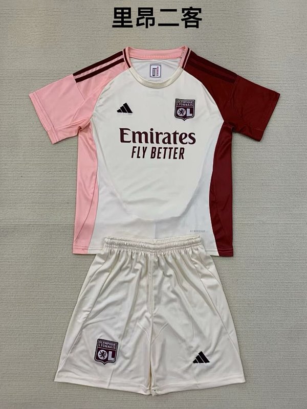 Adults And Kids Lyons Third Away Soccer Uniform 2024 2025-Li