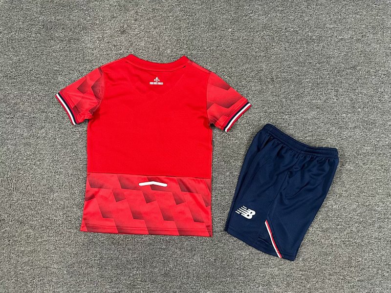Kids Lille Home Soccer Uniform 2025 2026-1040