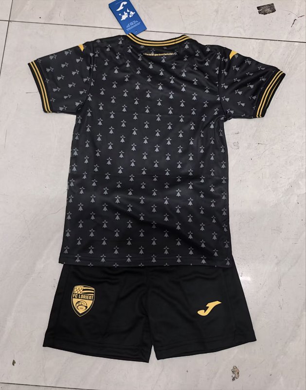 Kids lorient Third Away Soccer Uniform 25 26-taiyun