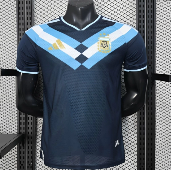 2026 Player Version Argentina Away Navy Blue Jersey