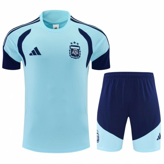 27 Argentina Sky Blue Short Sleeve+Soccer Shorts
