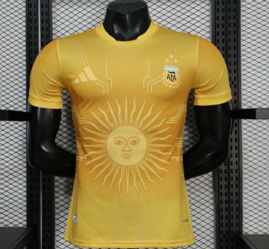 Player Version 26-27 Argentina Golden Yellow Sun of May Special Edition Jersey