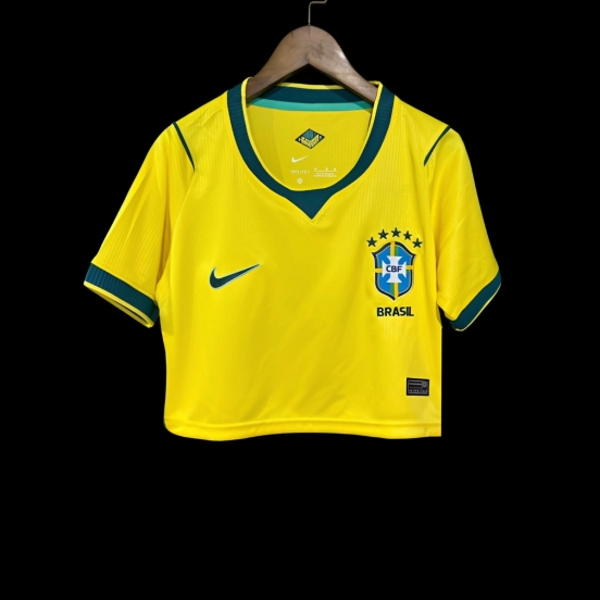2026 Brazil Women Cropped Jersey