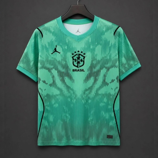 2026 Brazil World Cup Goalkeeper Green-Black Jordan Jersey