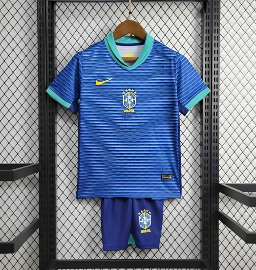 25 Kids Brazil Away Jersey