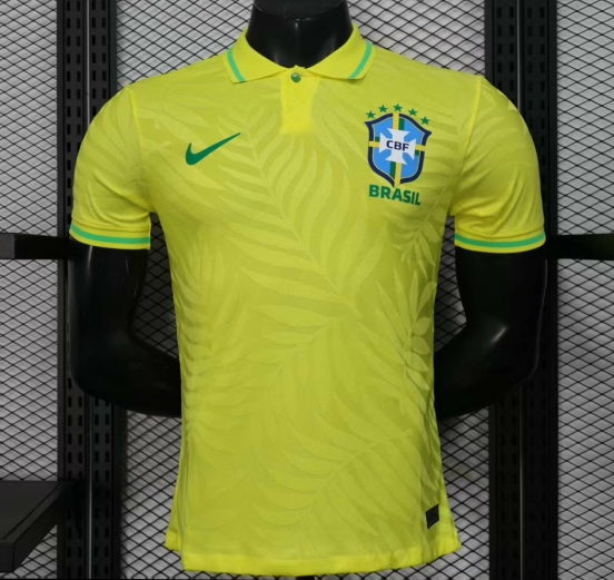 Player Version 2025 Brazil Yellow Classic Jersey