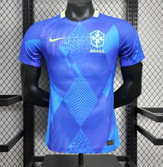 26 Player Version Brazil Blue Jersey