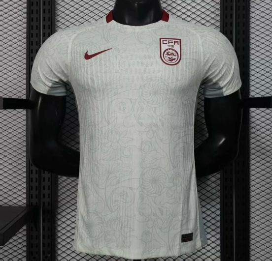 Player Version 2025 China Away WHITE Jersey