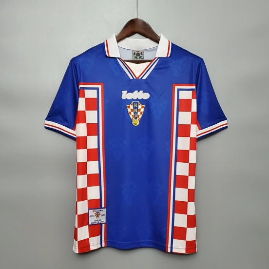 Retro 1998 Croatia Soccer Jersey