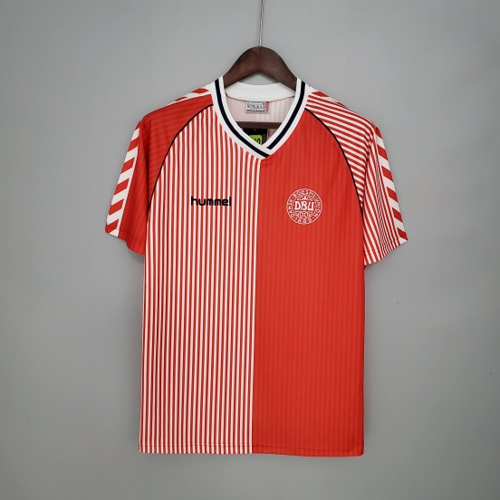 Retro Denmark 1986 Soccer Jersey