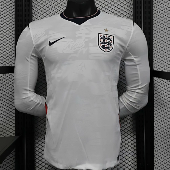 26 Player Version England Long Sleeve Jersey
