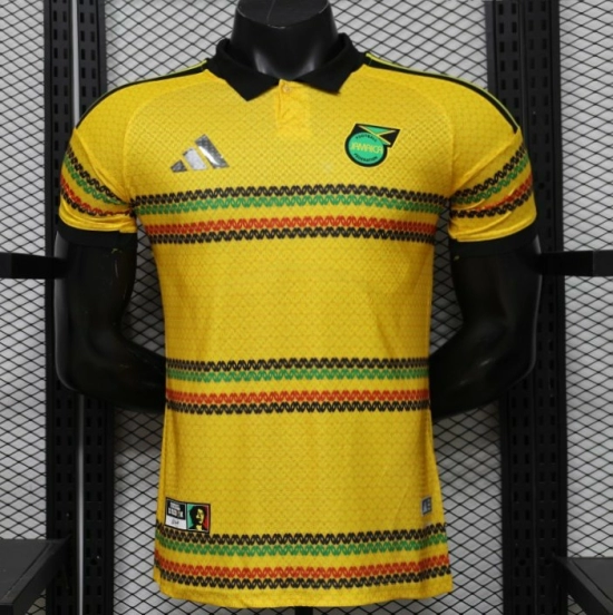 Player Version 2027 Jamaica Yellow with Reggae Stripe Jersey