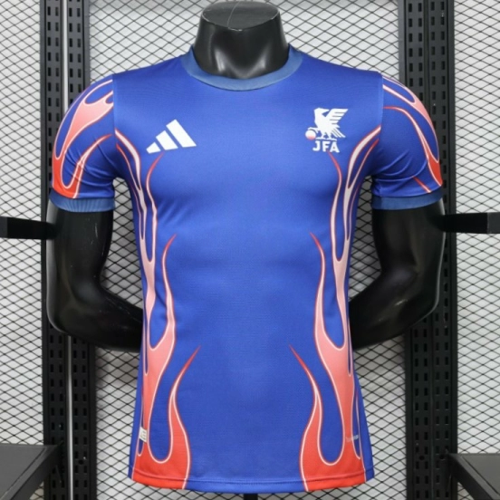 Player Version 2026 Japan Blue with Red Flame Graphic Special Edition Jersey