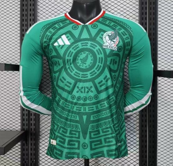 Player Version 2026 Mexico Long Sleeve Jersey