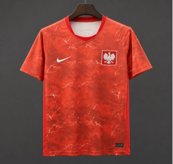 2026 Poland Away Vibrant Red Jersey