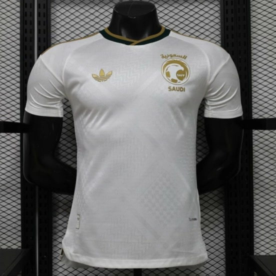 Player Version 26-27 Saudi Arabia White & Gold Jersey