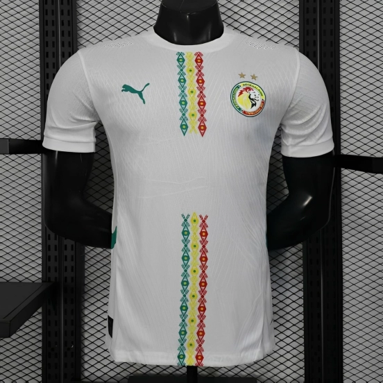 2026 Player Version Senegal White Double Stars Edition Jersey