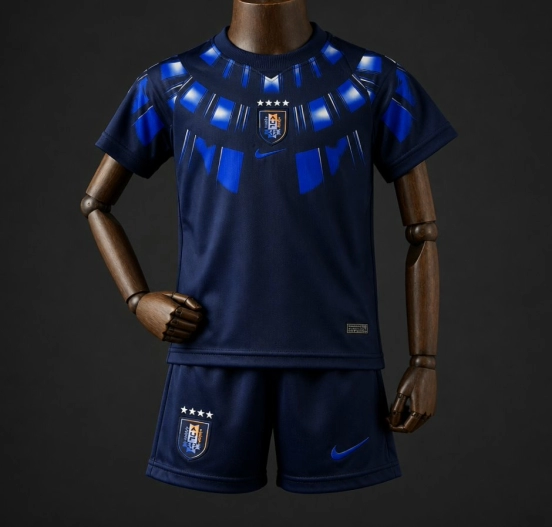 2026 Kids Uruguay World Cup Away Kit