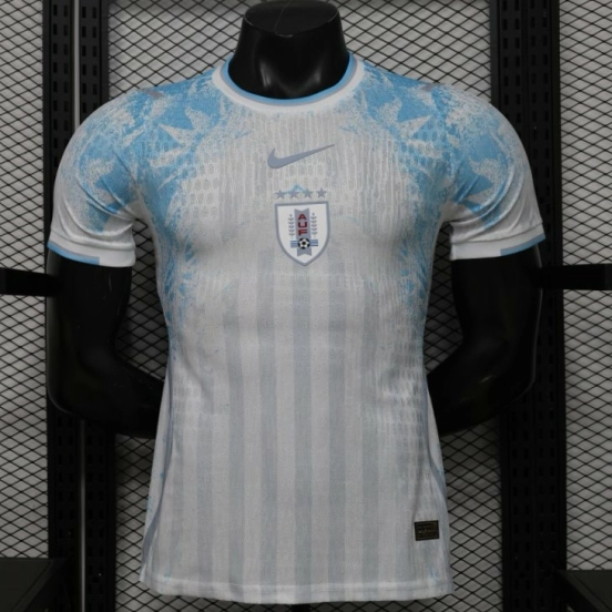 Player Version 2026 Uruguay Away Special Edition White Jersey